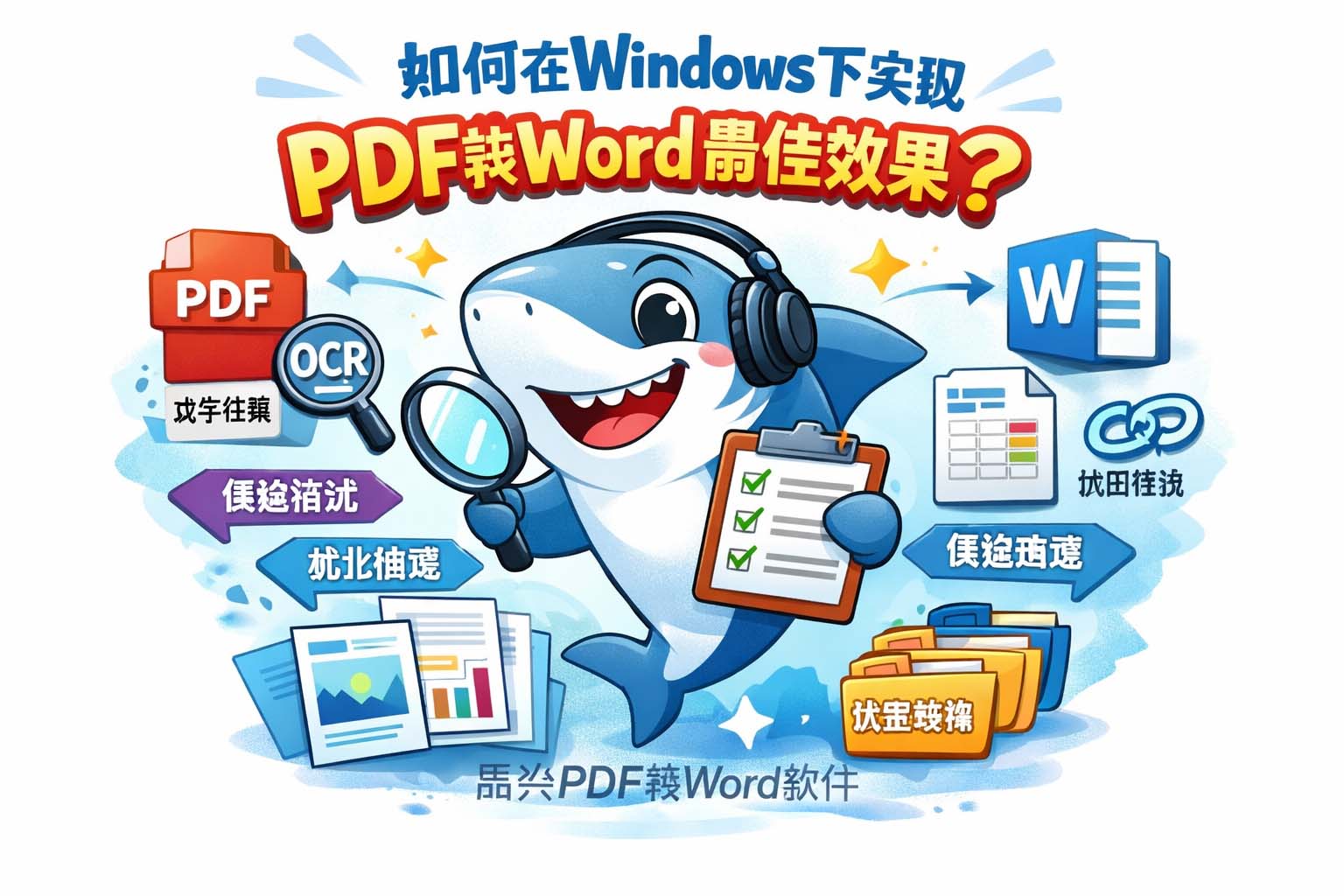 如何在Windows下实现PDF转Word最佳效果?