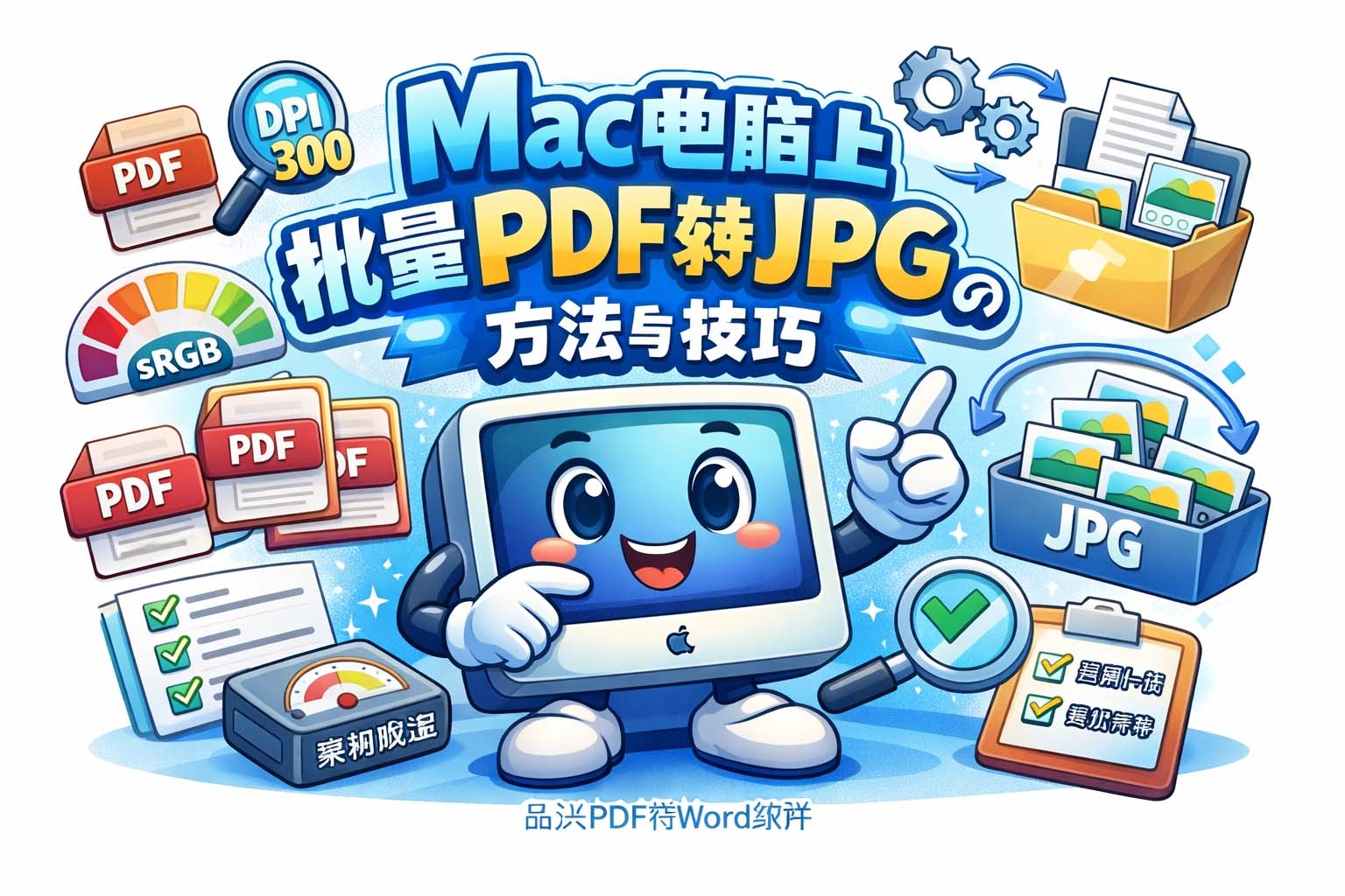 Mac电脑上批量PDF转JPG的方法与技巧