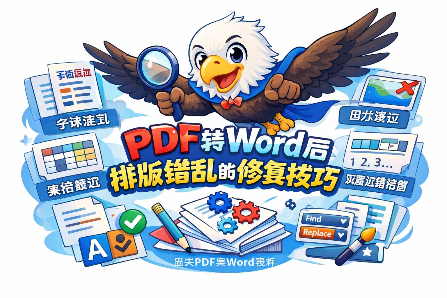 PDF转Word后排版错乱的修复技巧