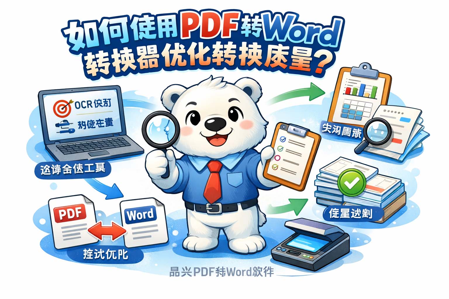如何使用PDF转Word转换器优化转换质量?