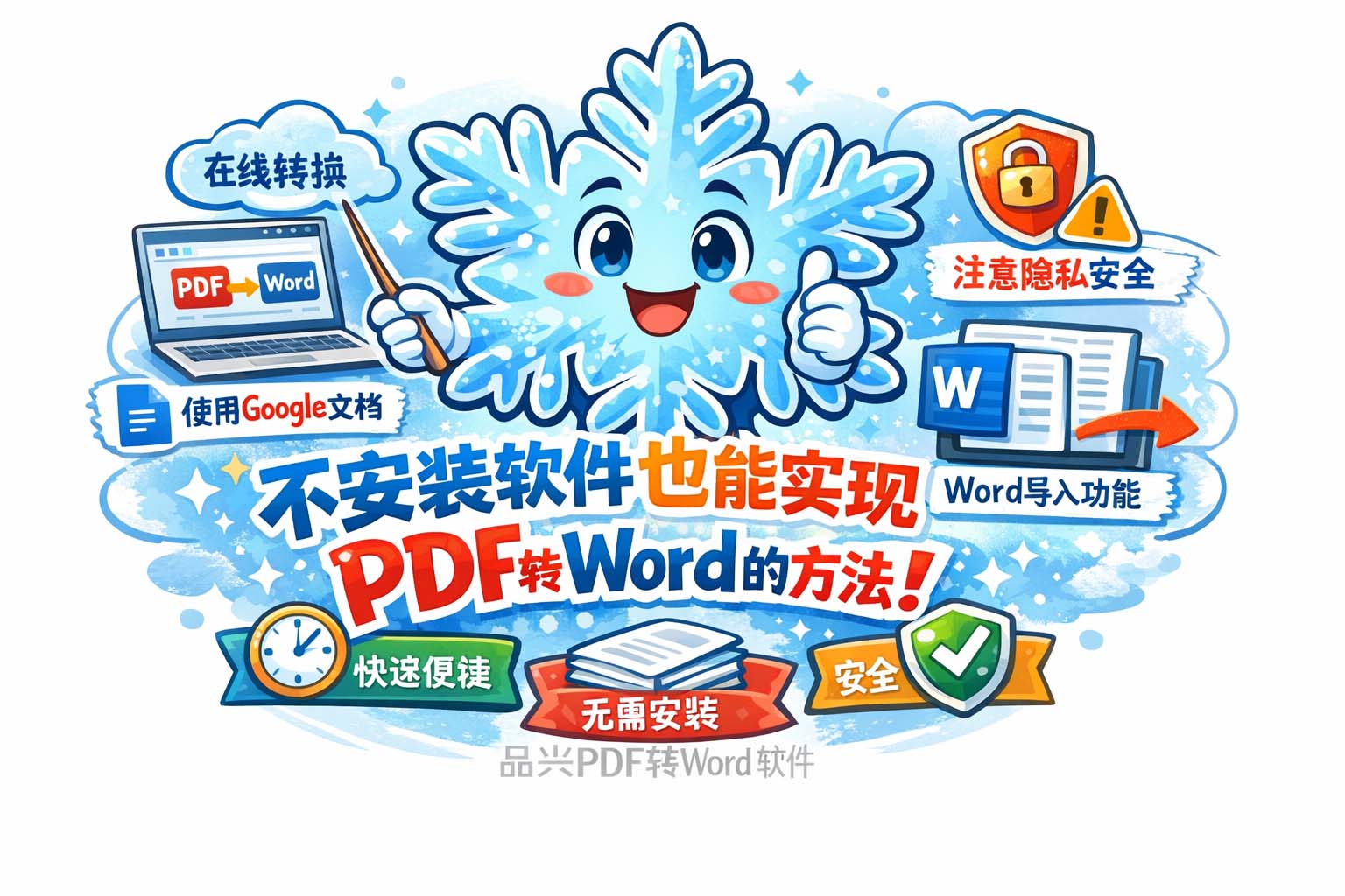不安装软件也能实现PDF转Word的方法