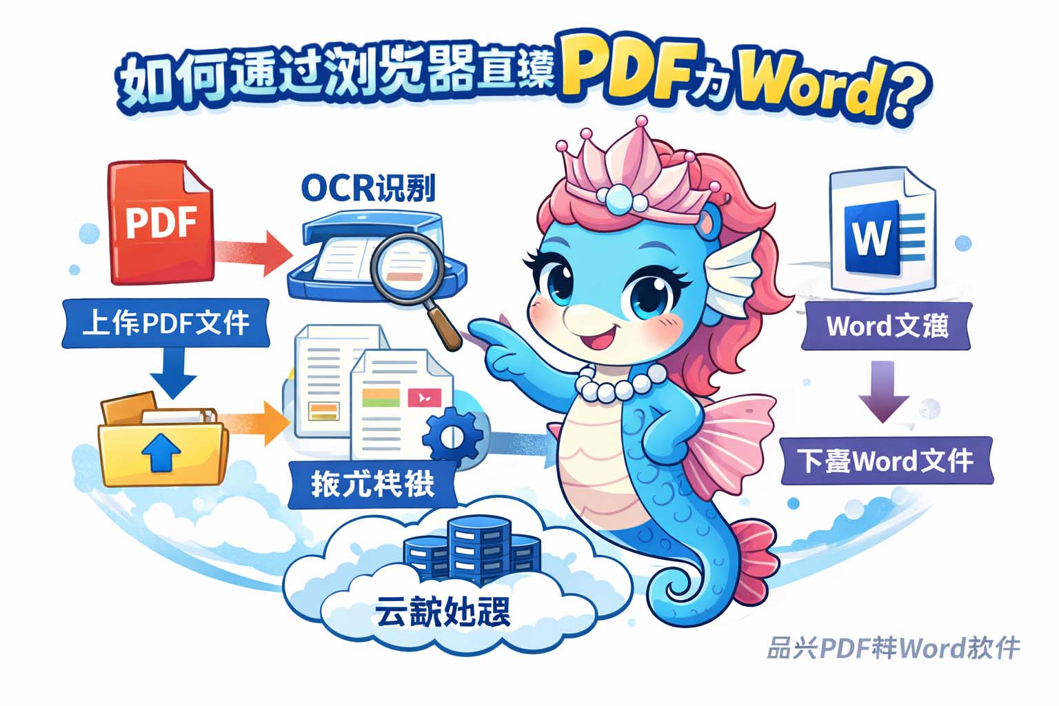 如何通过浏览器直接转PDF为Word?