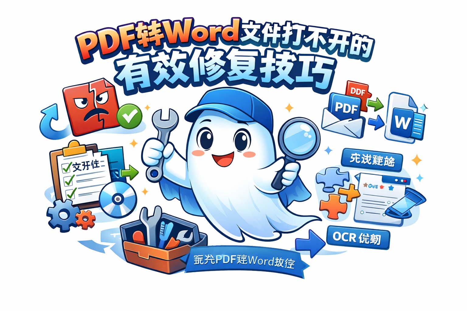 PDF转Word文件打不开的有效修复技巧