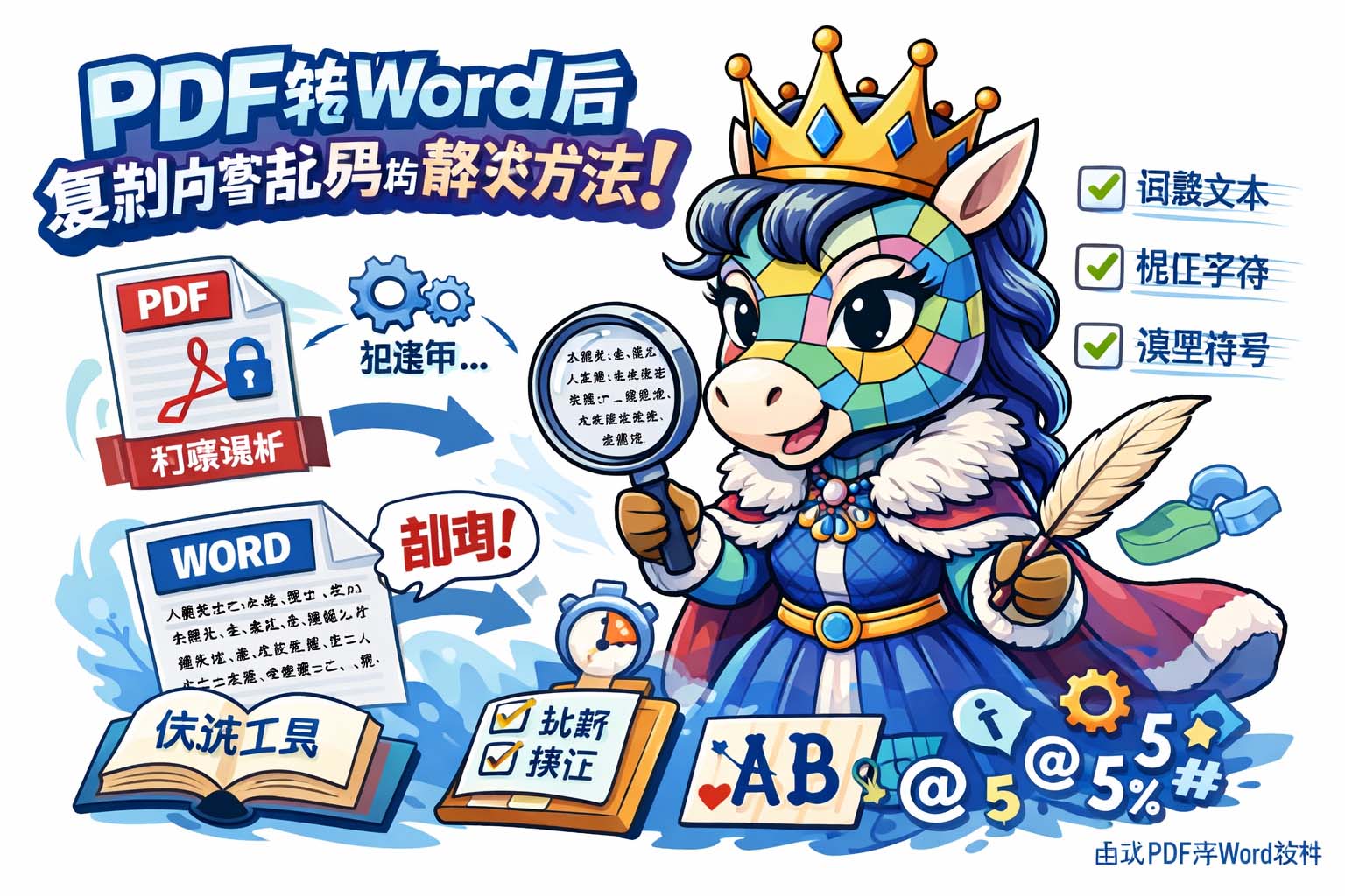 PDF转Word后复制内容乱码的解决方法