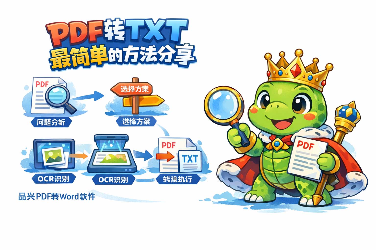 PDF转TXT无法复制内容的处理方法