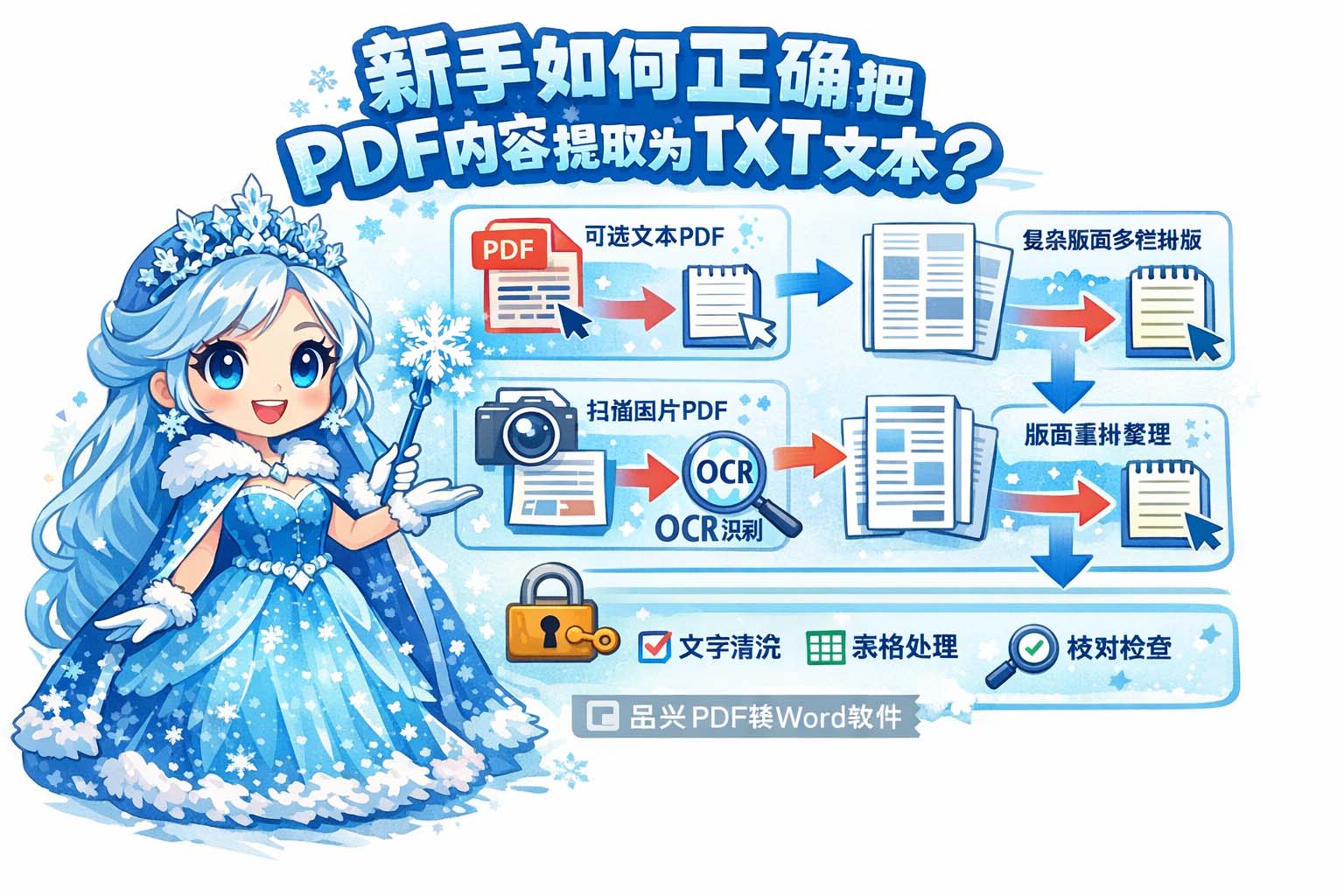 新手如何正确把PDF内容提取为TXT文本?
