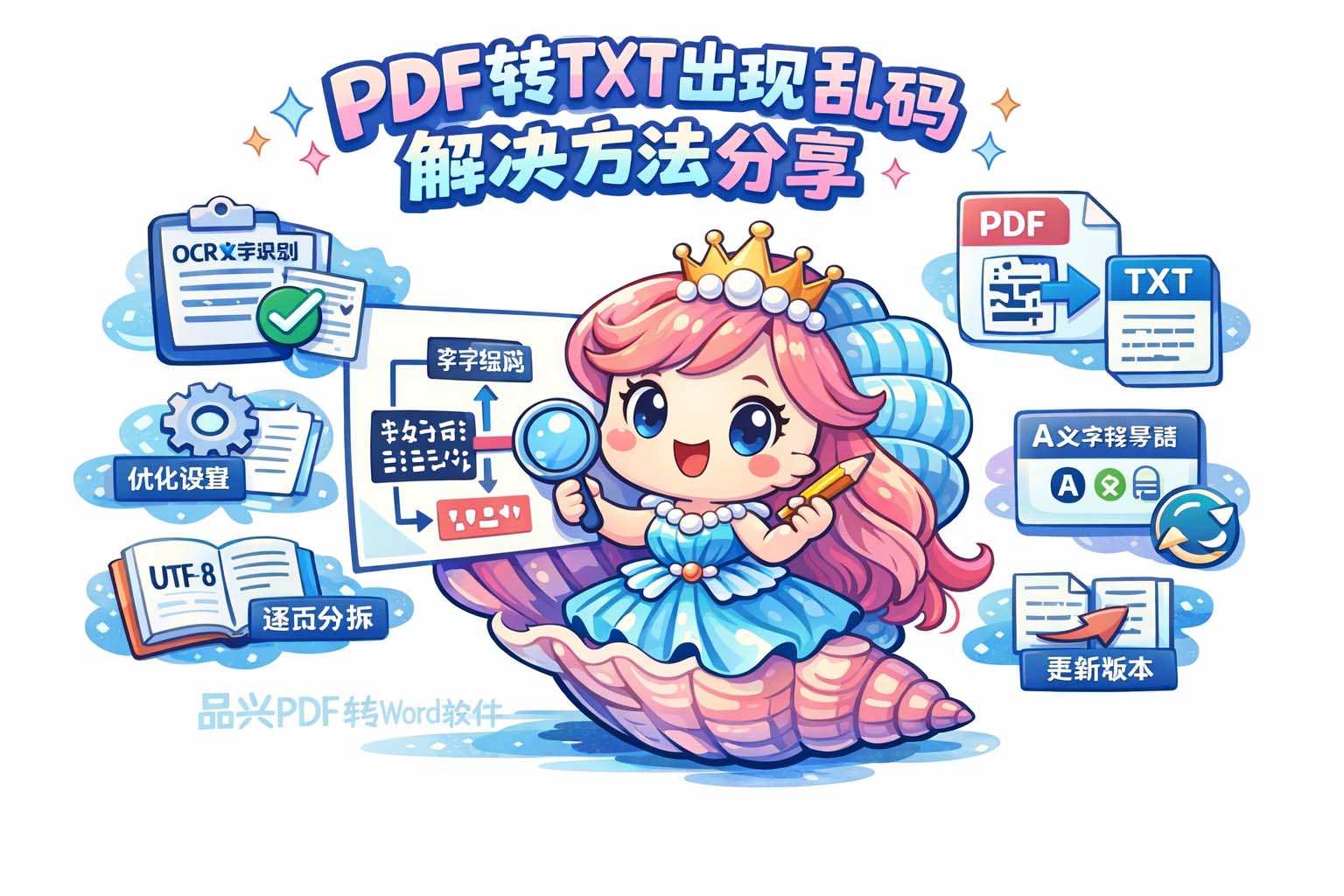 PDF转TXT出现乱码解决方法分享