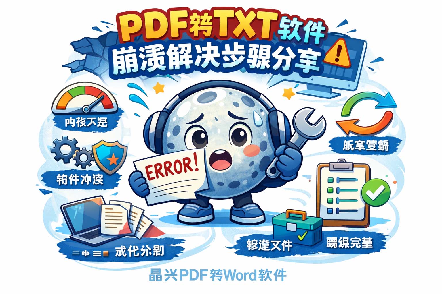 PDF转TXT软件崩溃解决步骤分享