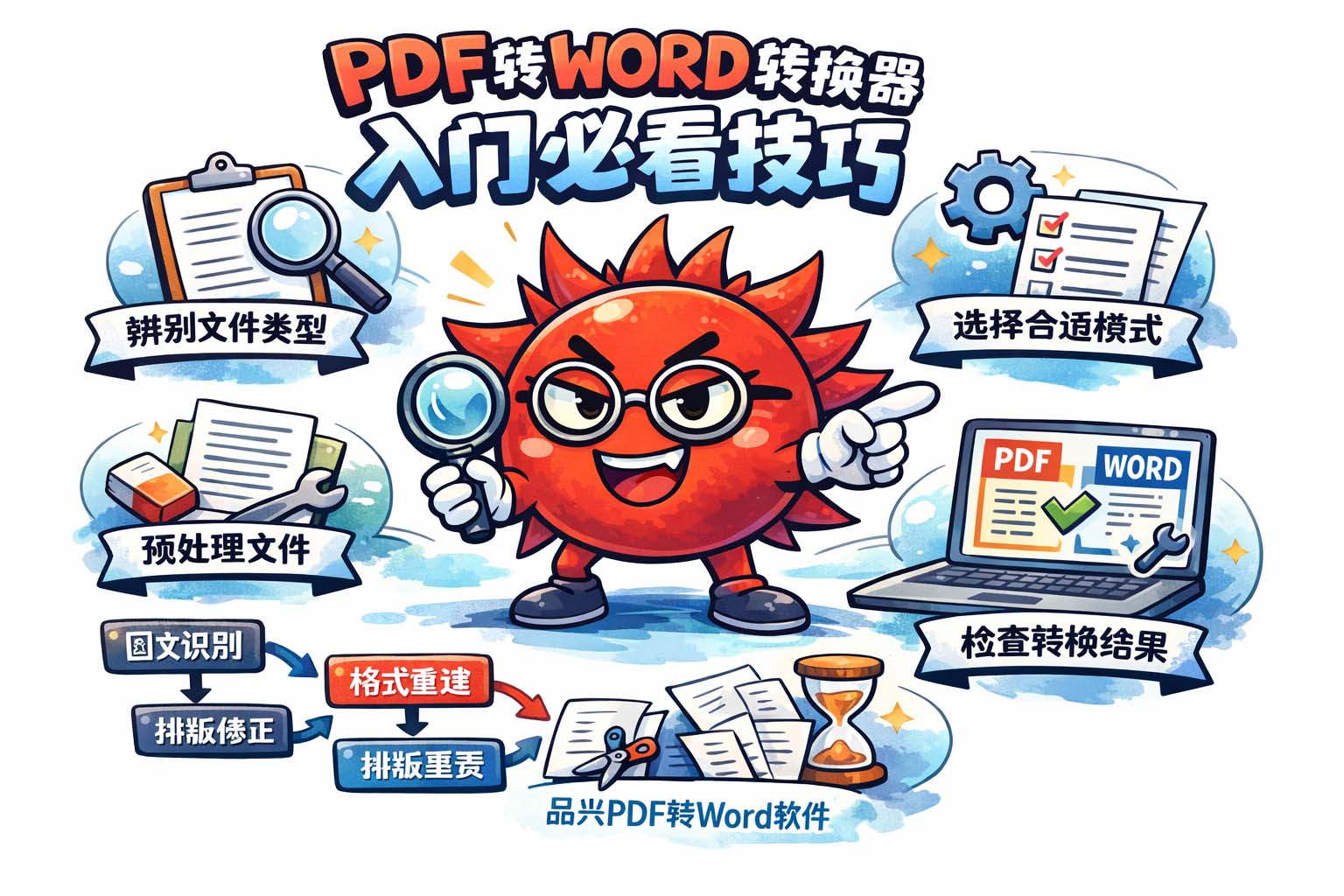 PDF转WORD转换器入门必看技巧