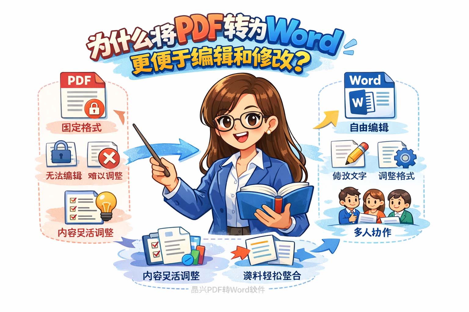 为什么将PDF转为Word更便于编辑和修改?