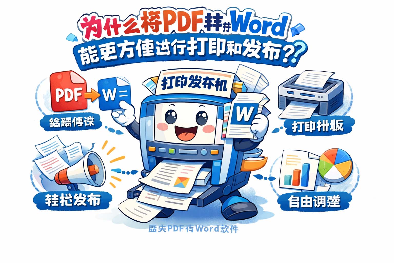 为什么将PDF转为Word能更方便进行打印和发布?