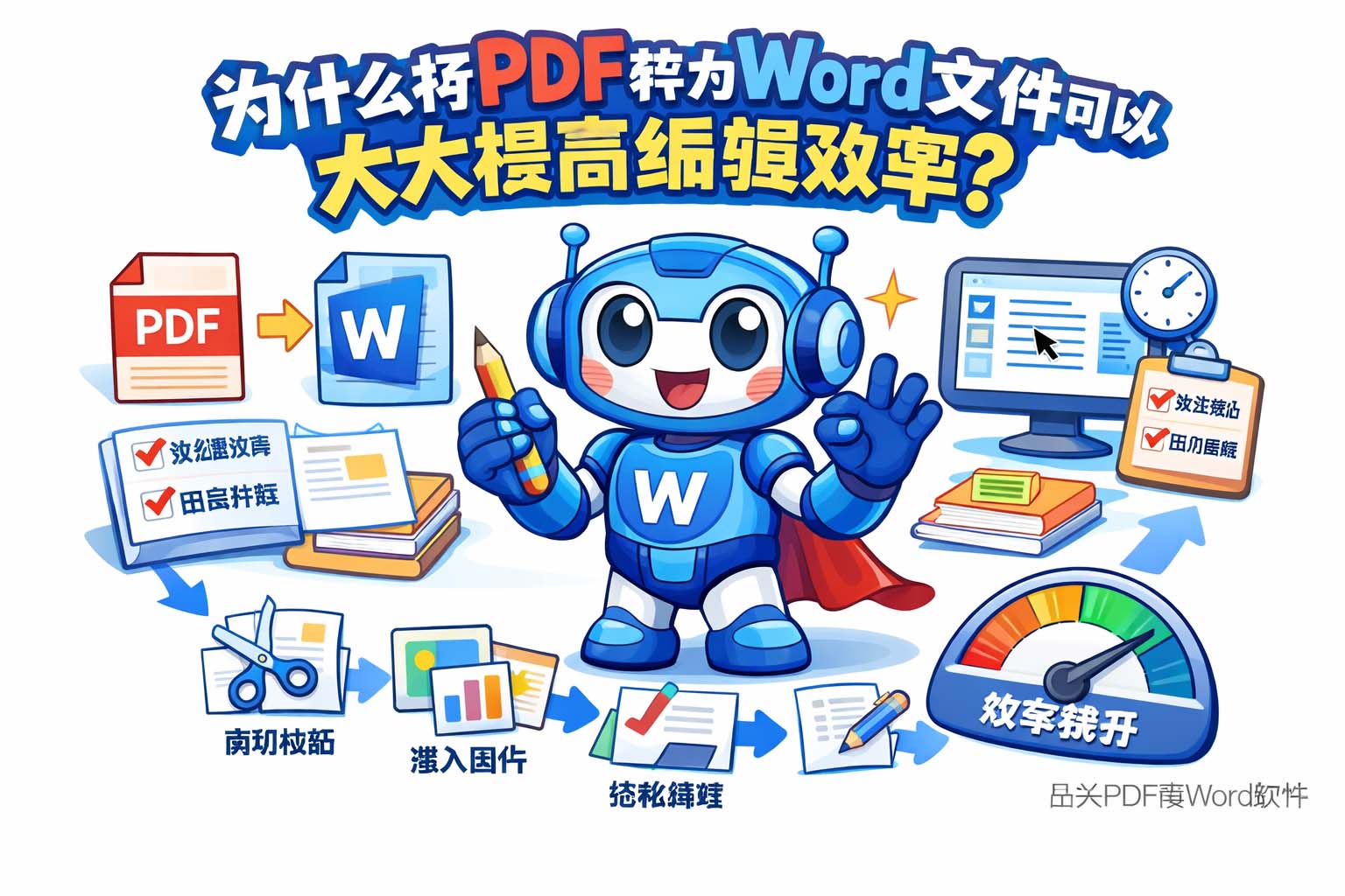 为什么将PDF转为Word文件可以大大提高编辑效率?
