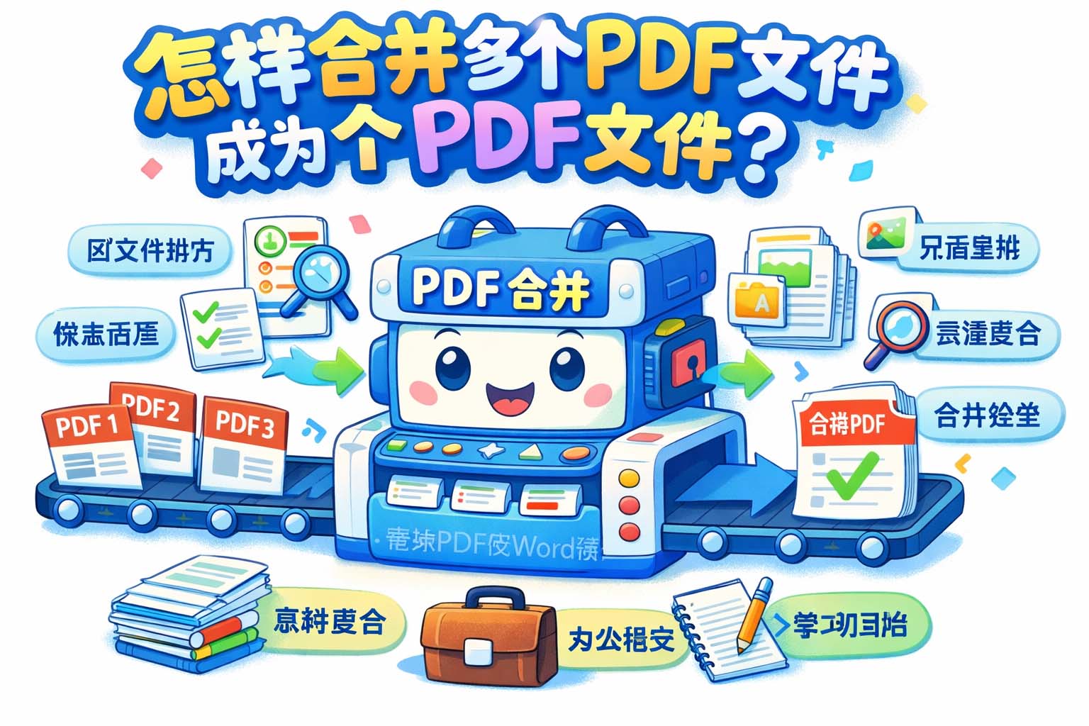 怎样合并多个PDF文件成为一个PDF文件?