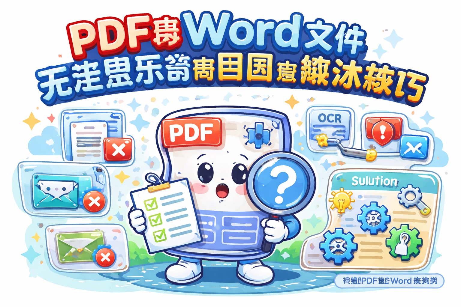 PDF转Word文件无法显示的原因及解决技巧